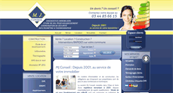 Desktop Screenshot of mj-conseil.fr